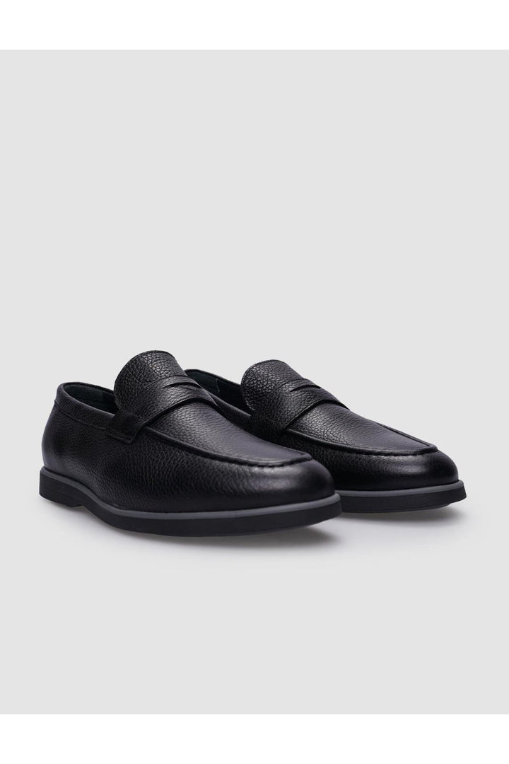 Cabani Shoes Chaussures de ville pour hommes en cuir véritable noir 100% - Multicolore