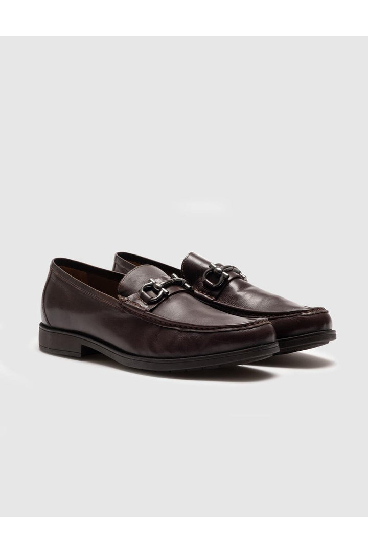 Cabani Shoes Chaussures de ville pour hommes en cuir véritable marron - Marron