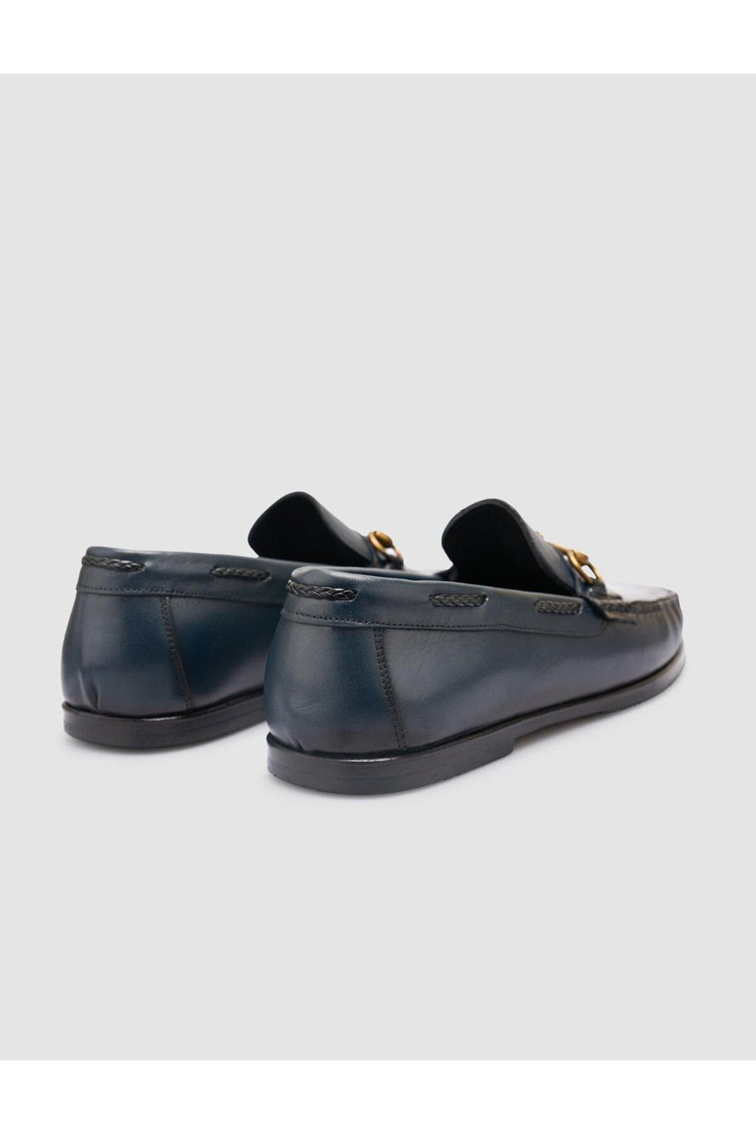 Cabani Shoes %100 Cuir Véritable Chaussures Classiques Pour Hommes Bleu Marine - Bleu marine