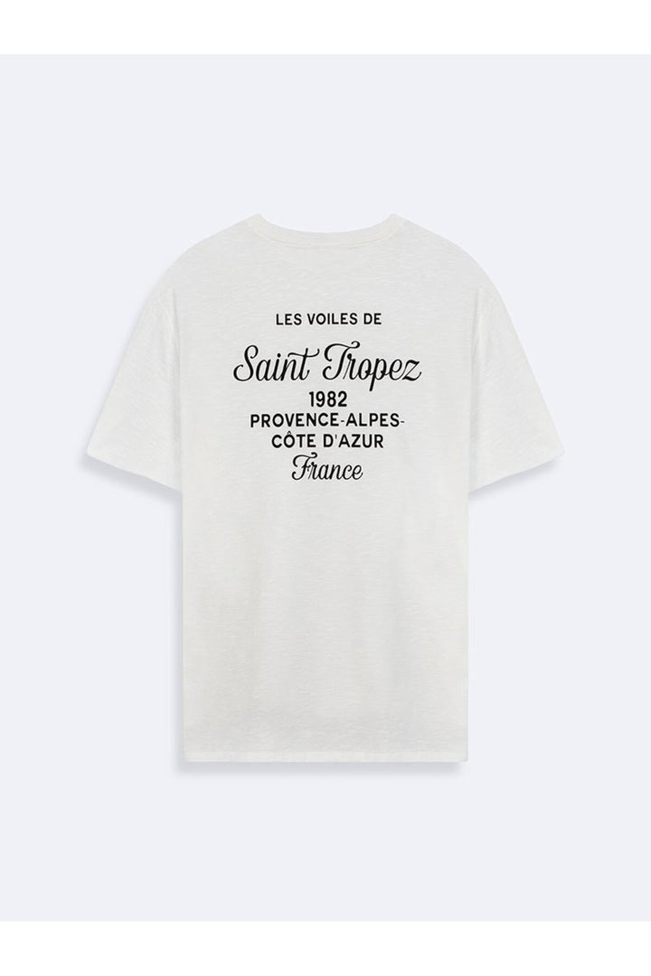 LTB T-shirt blanc relaxé avec impression de slogan - Blanc