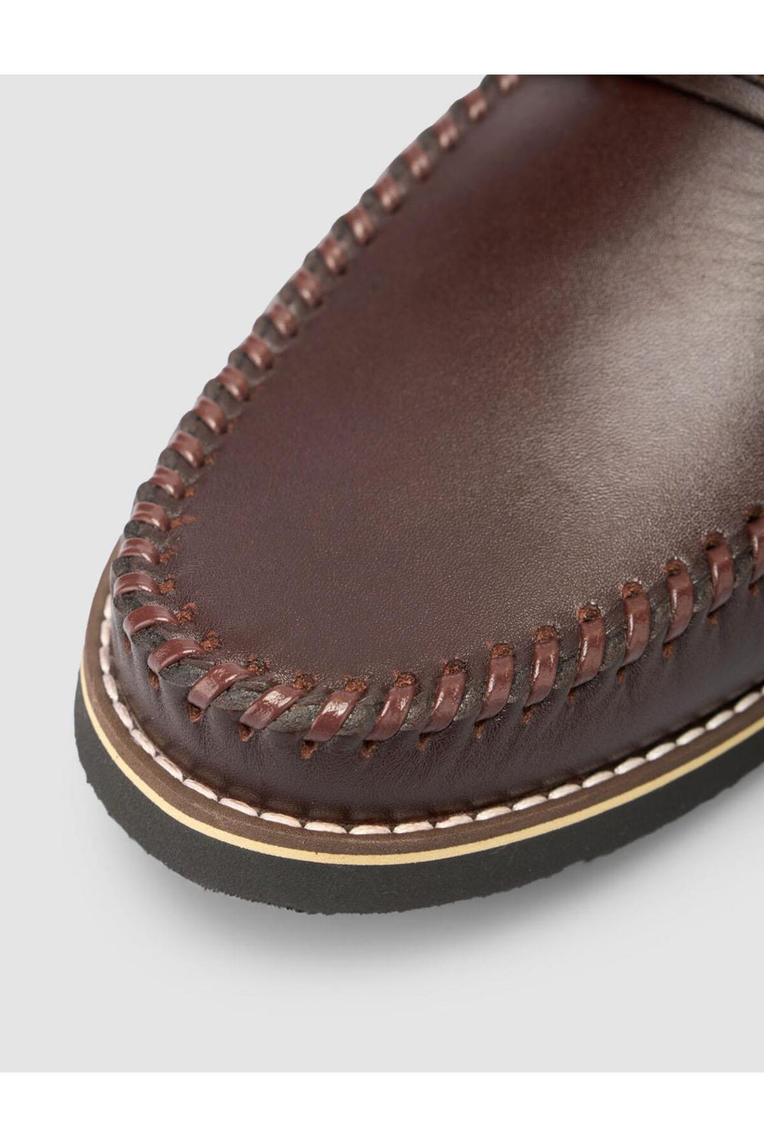 Cabani Shoes %100 Cuir véritable Mocassins pour hommes marron - Marron