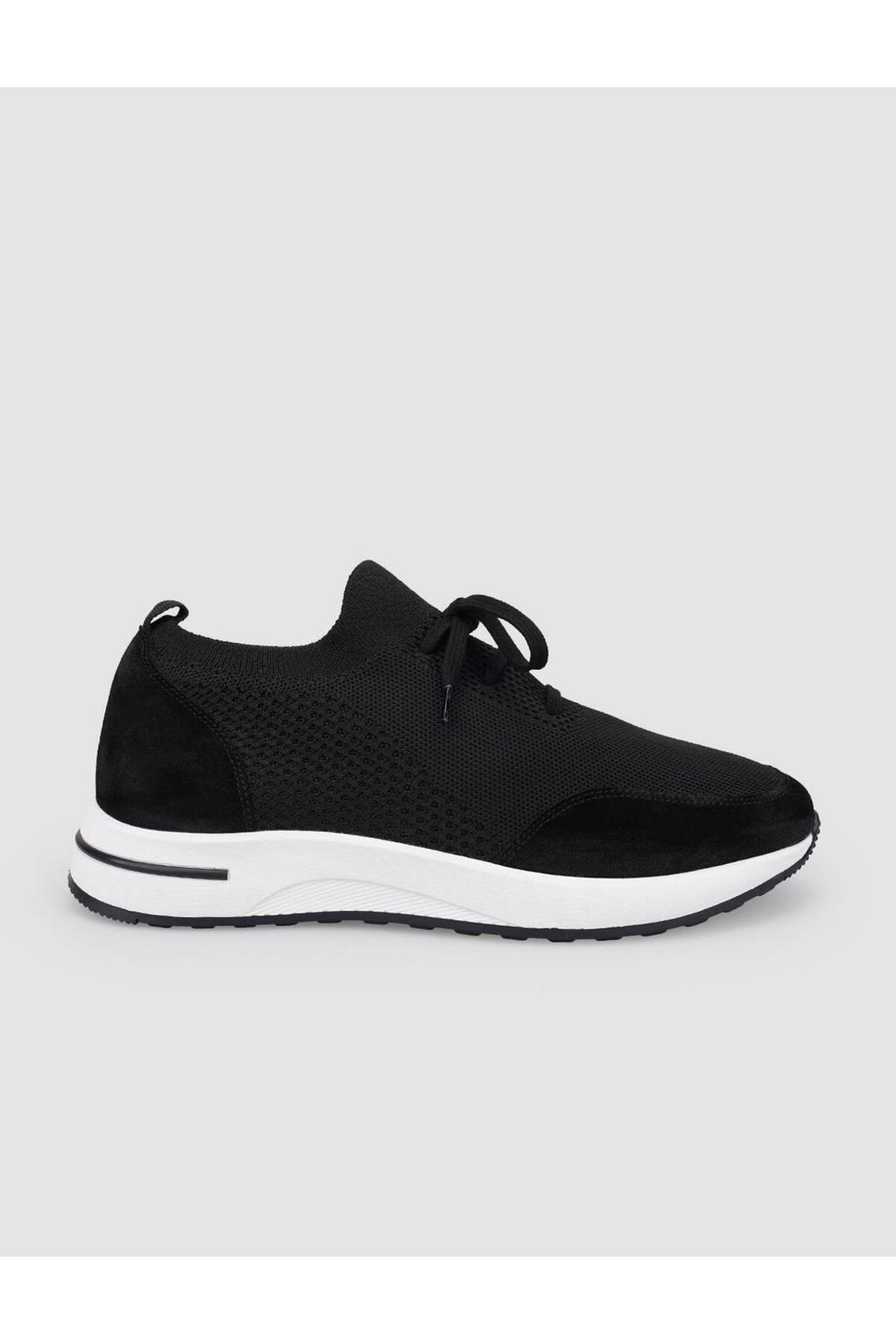 Cabani Shoes Monza Triko Noir À Lacets Chaussures de Sport pour Homme - Noir