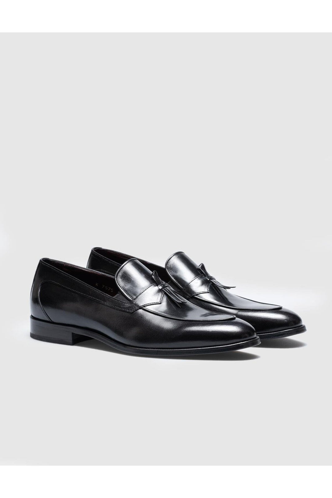 Cabani Shoes Chaussures classiques pour hommes en cuir véritable noires - Multicolore