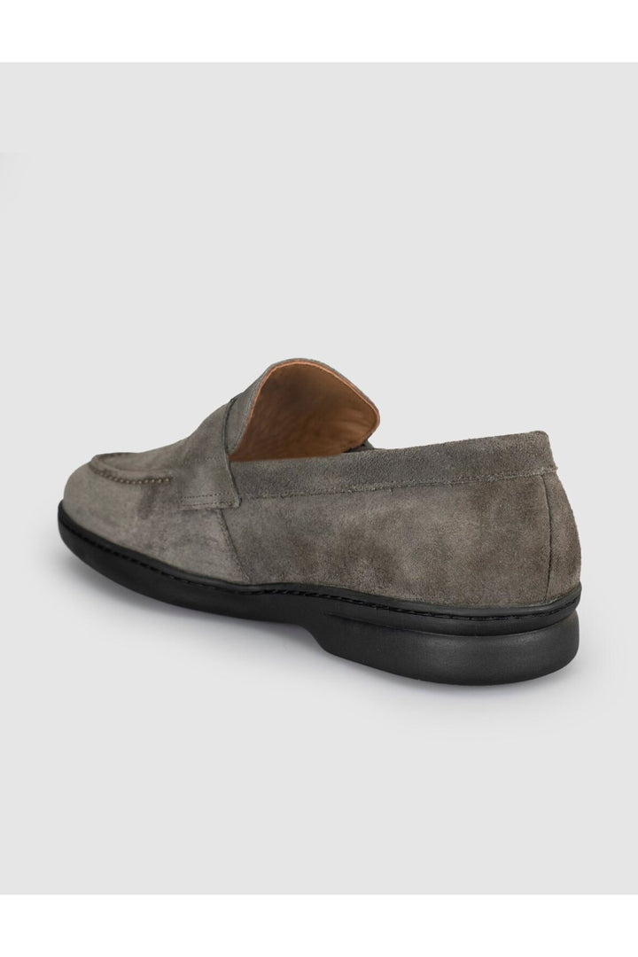 Cabani Shoes Chaussures Loafer en cuir suédé véritable pour homme en kaki - Multicolore