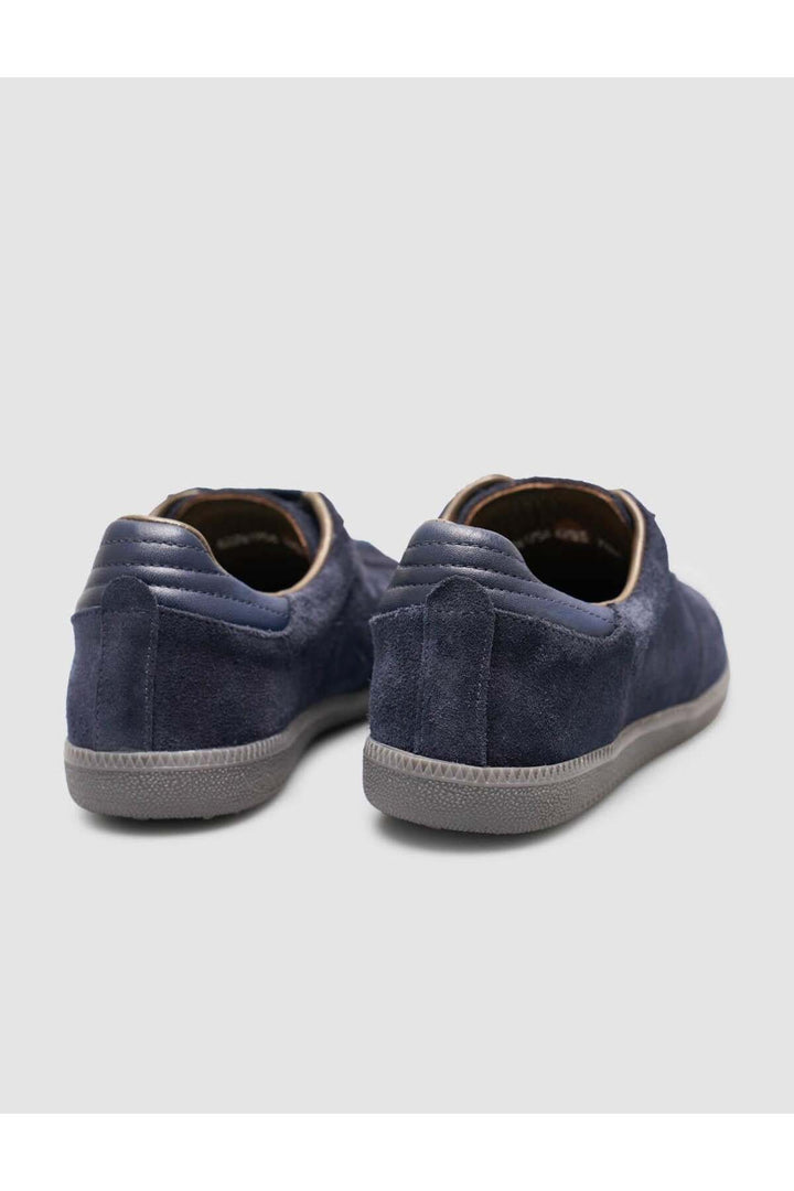 Cabani Shoes Livavin %100 Cuir Suédé Véritable Bleu marine Baskets Femme - Bleu marine