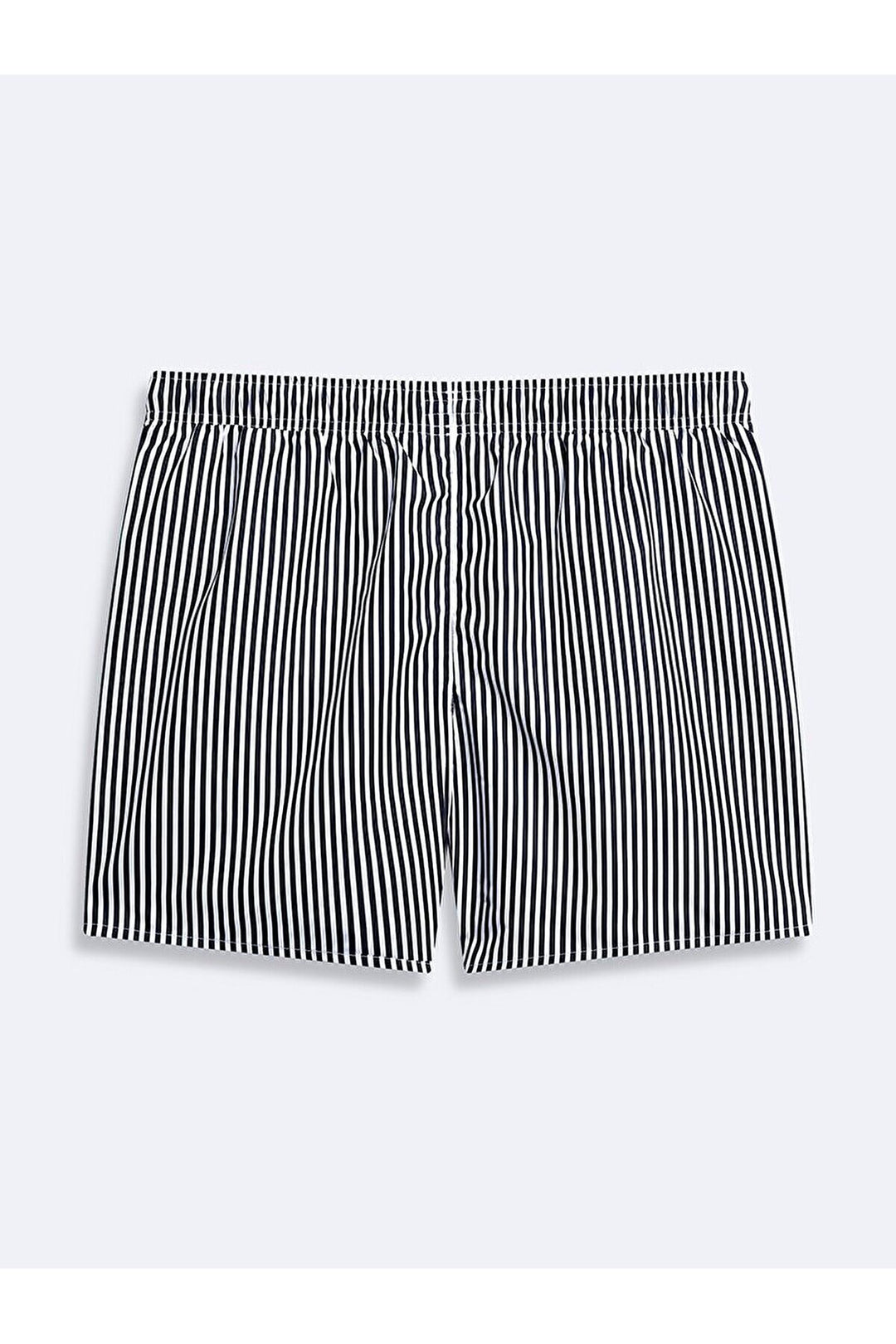 LTB Short de bain bleu marine classique à rayures