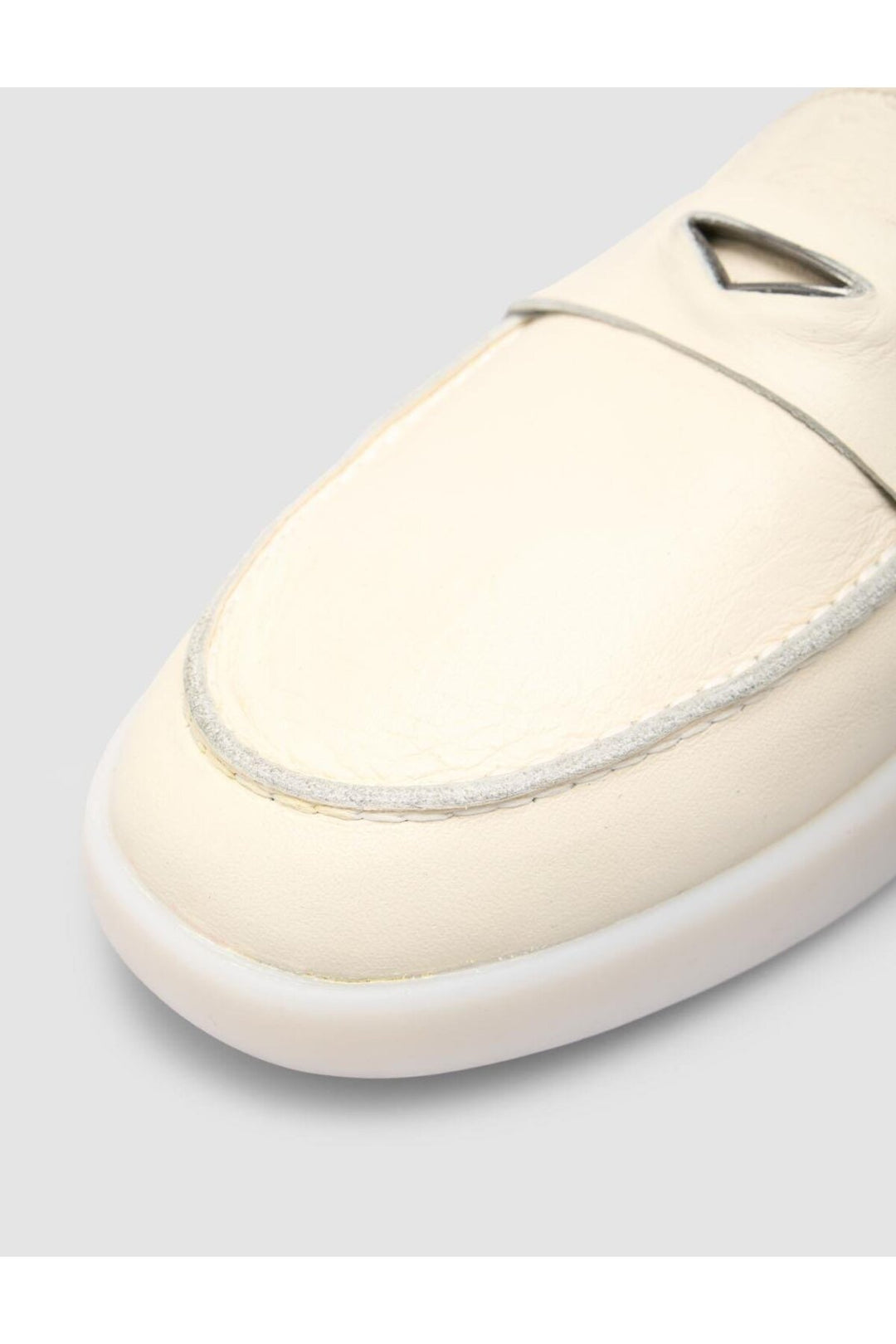 Cabani Shoes %100 Cuir Véritable Mocassins Femme Beige - Beige