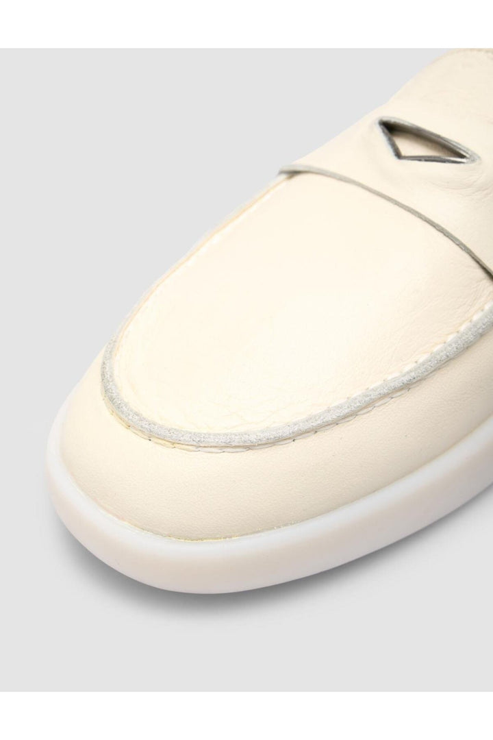 Cabani Shoes %100 Cuir Véritable Mocassins Femme Beige - Beige