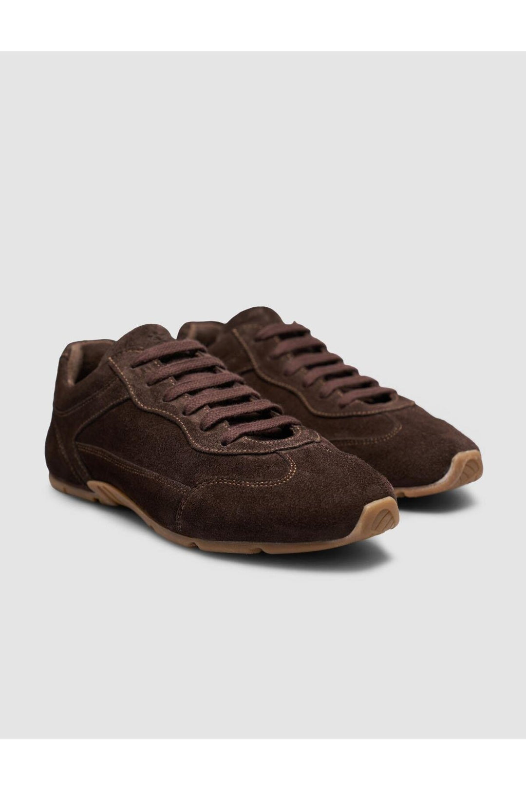 Cabani Shoes Baskets femme en cuir suédé marron - Marron