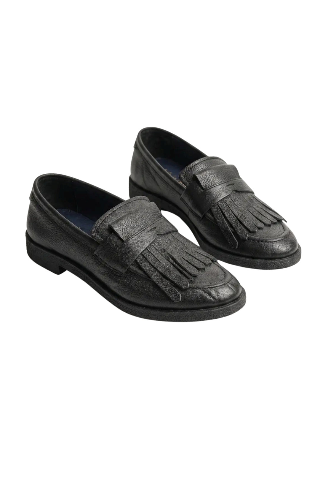Wavelys GABRI Chaussures pour femmes élégantes en cuir véritable, confortables, flexibles et à semelle douce. - Noir