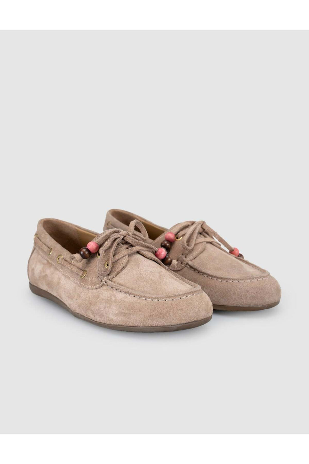 Cabani Shoes Lumanar Femme Nomad Crème Suède Driver Loafer Chaussures - Crème