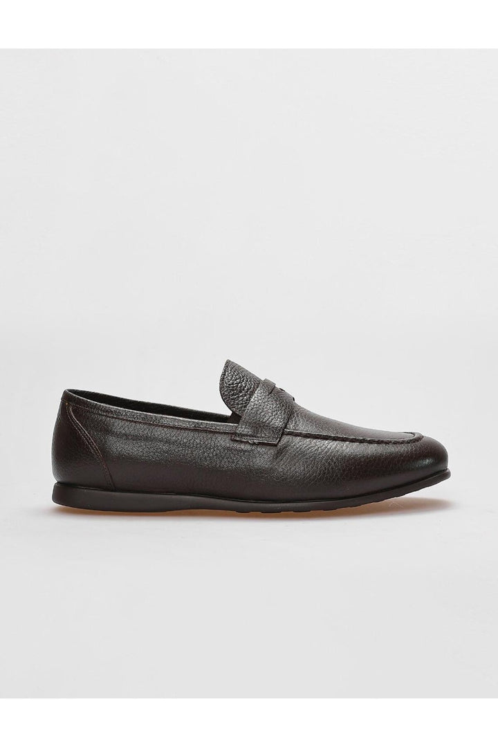 Cabani Shoes Chaussures de ville pour hommes en cuir véritable marron - Marron