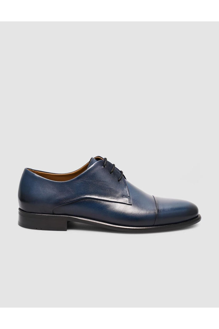 Cabani Shoes %100 Cuir véritable Chaussures classiques pour hommes Bleu marine - Bleu marine
