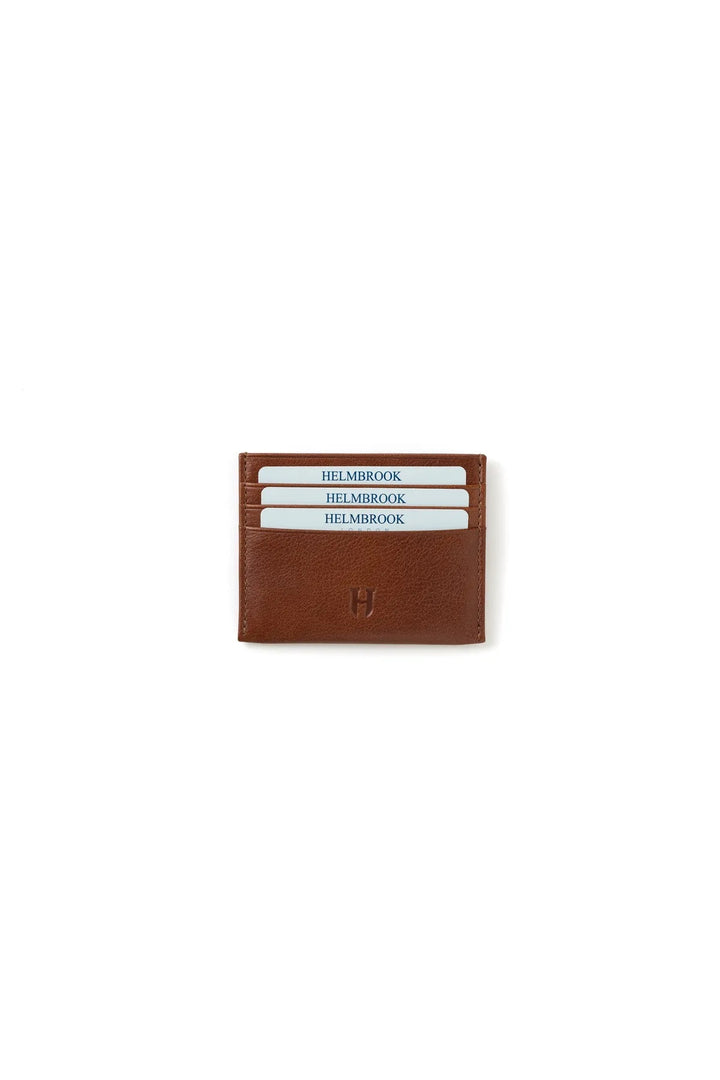 helmbrook Porte-cartes en cuir véritable pour homme Slim Design RFID Protégé Barry Tan