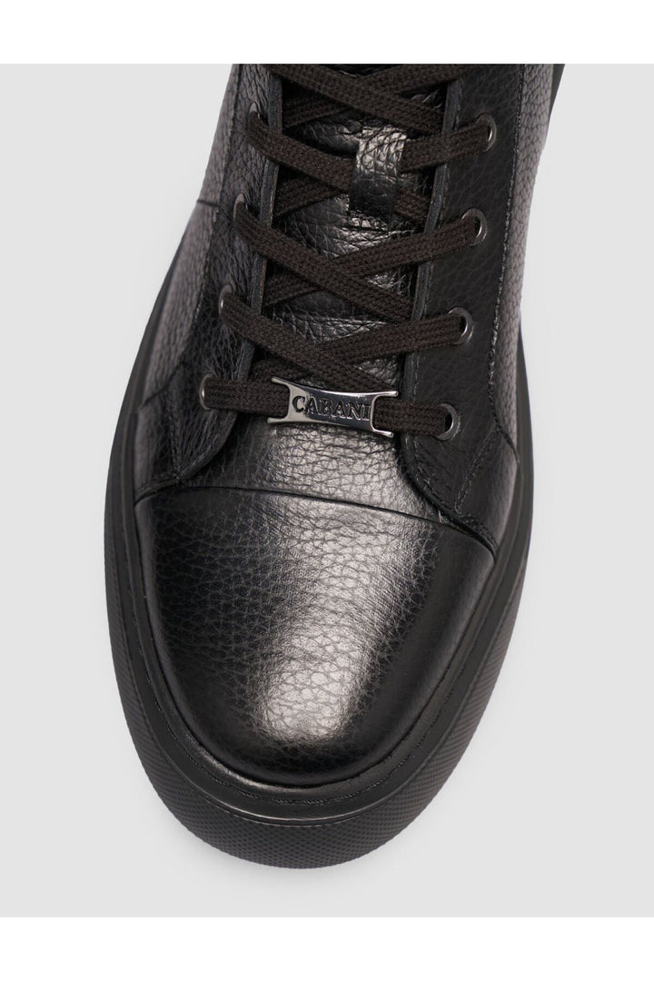 Cabani Shoes Bottines pour hommes en cuir véritable avec semelle en EVA noire - Multicolore