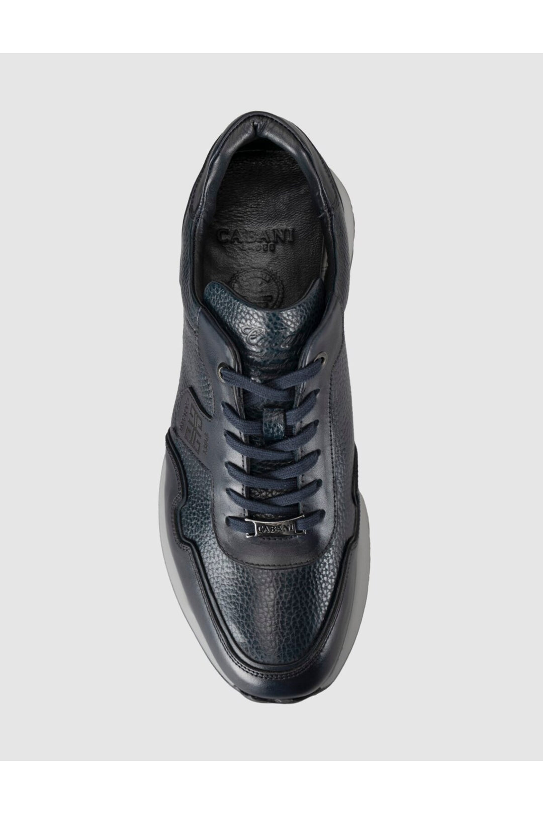 Cabani Shoes Bleu marine Homme Véritable cuir Sneaker Chaussures - Bleu marine