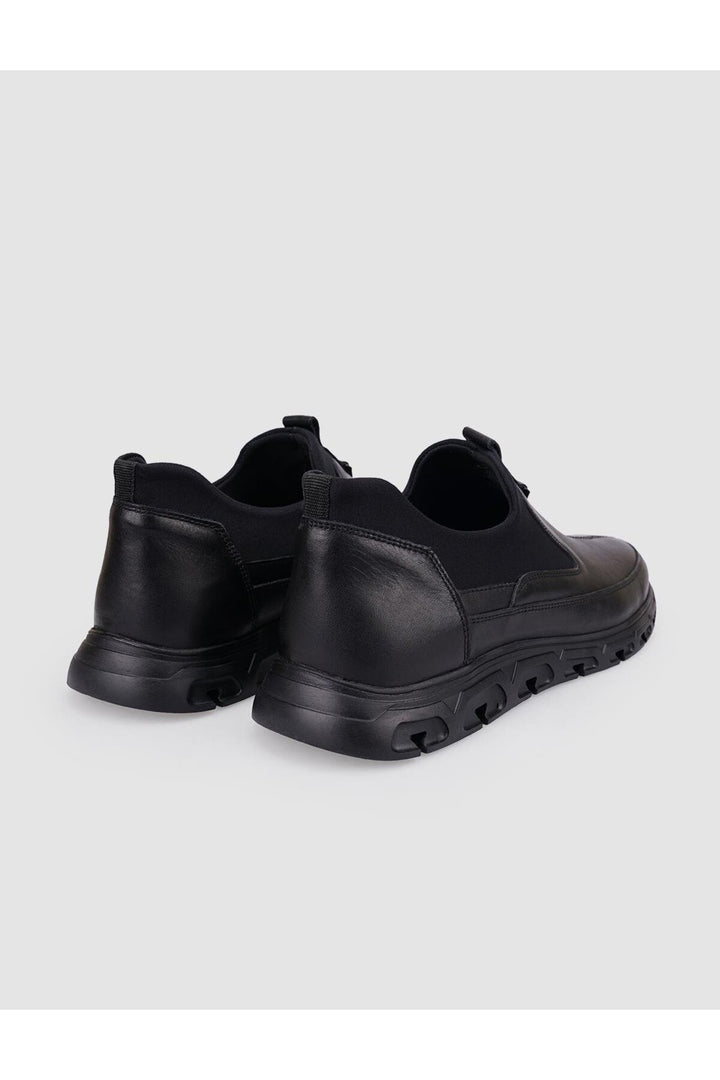 Cabani Shoes Chaussures de ville pour hommes en cuir véritable noir 100% - Multicolore