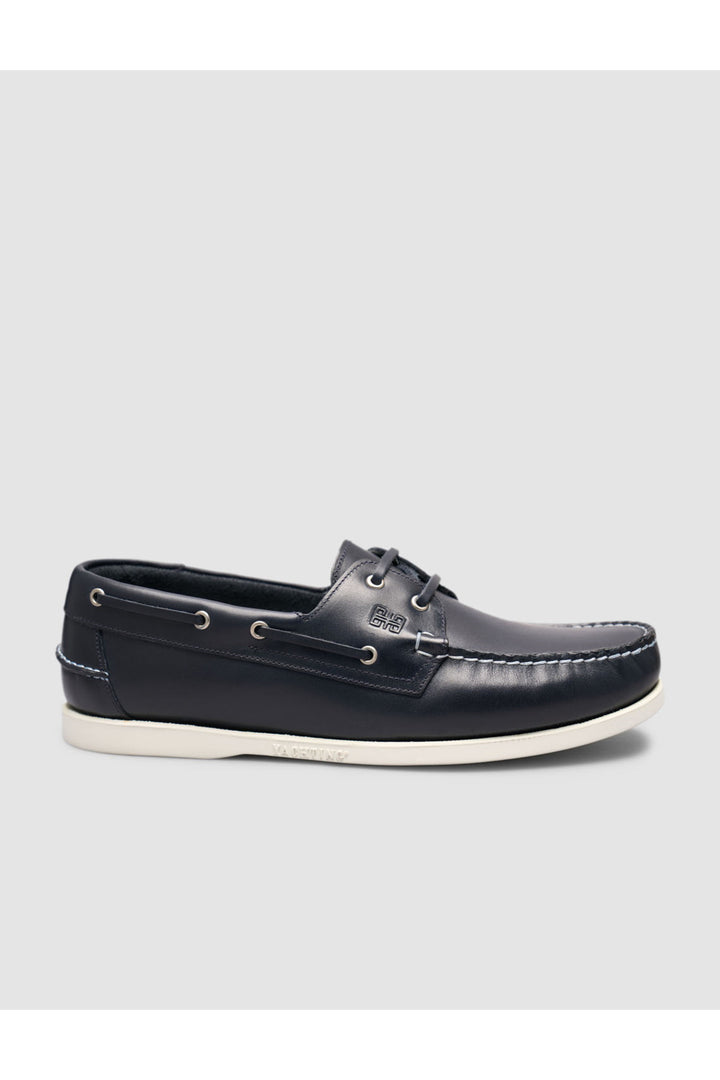 Cabani Shoes Chaussures Loafer en cuir véritable noires à lacets - Multicolore