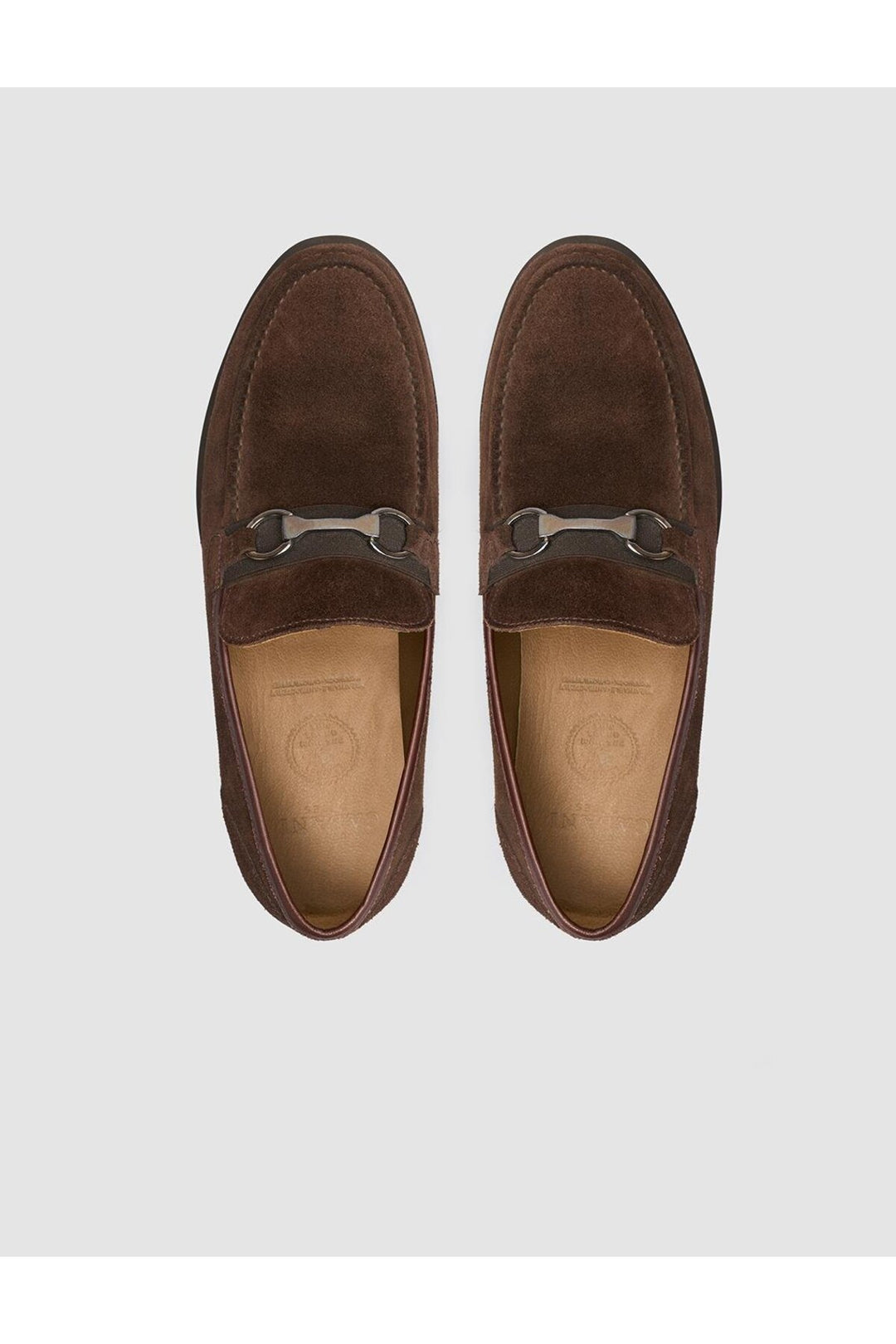 Cabani Shoes Chaussures décontractées pour hommes en cuir véritable suédé marron - Marron