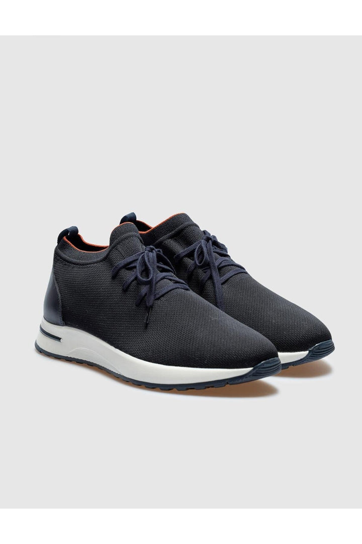 Cabani Shoes Modena Triko Bleu marine Chaussures de sport pour hommes à lacets - Bleu marine
