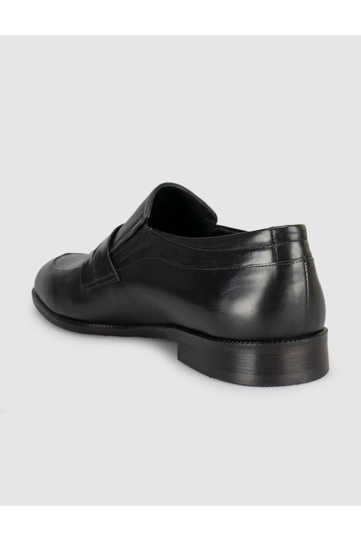 Cabani Shoes Chaussures classiques pour hommes en cuir noir premium - Multicolore