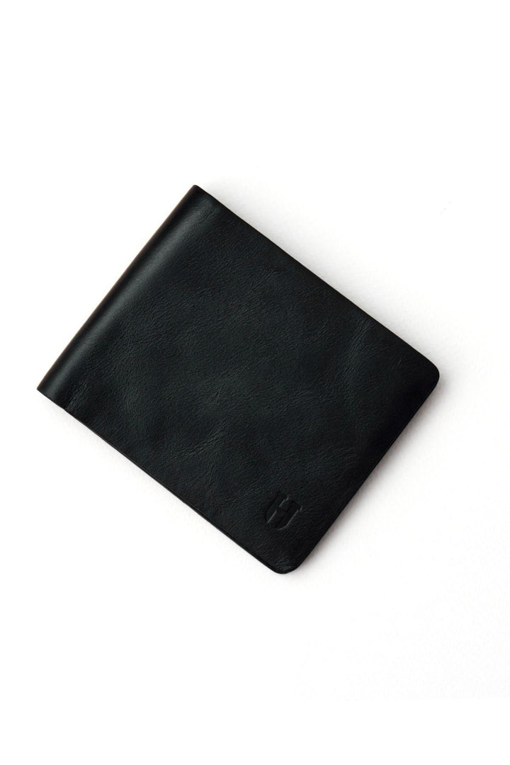 helmbrook Portefeuille en cuir véritable pour homme Slim Design Multi-Bay RFID Protected Eldridge Black Plus