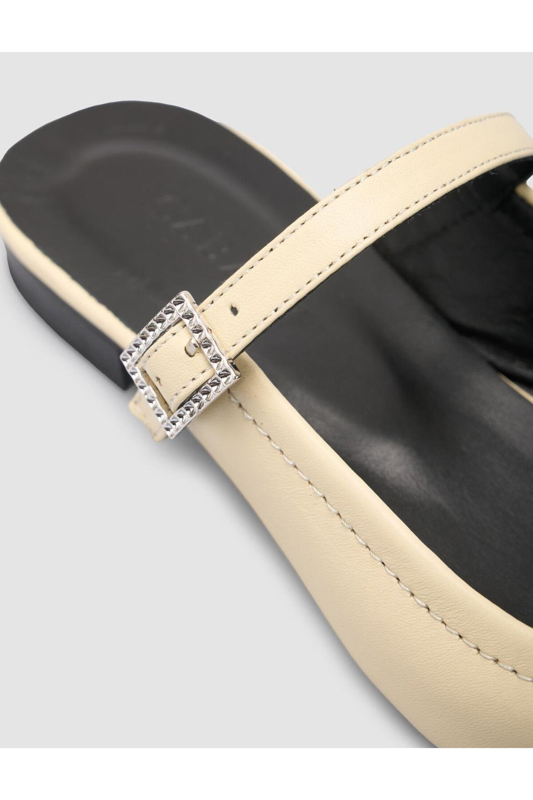 Cabani Shoes %100 Cuir Véritable Ballerines Femme Beige - Beige