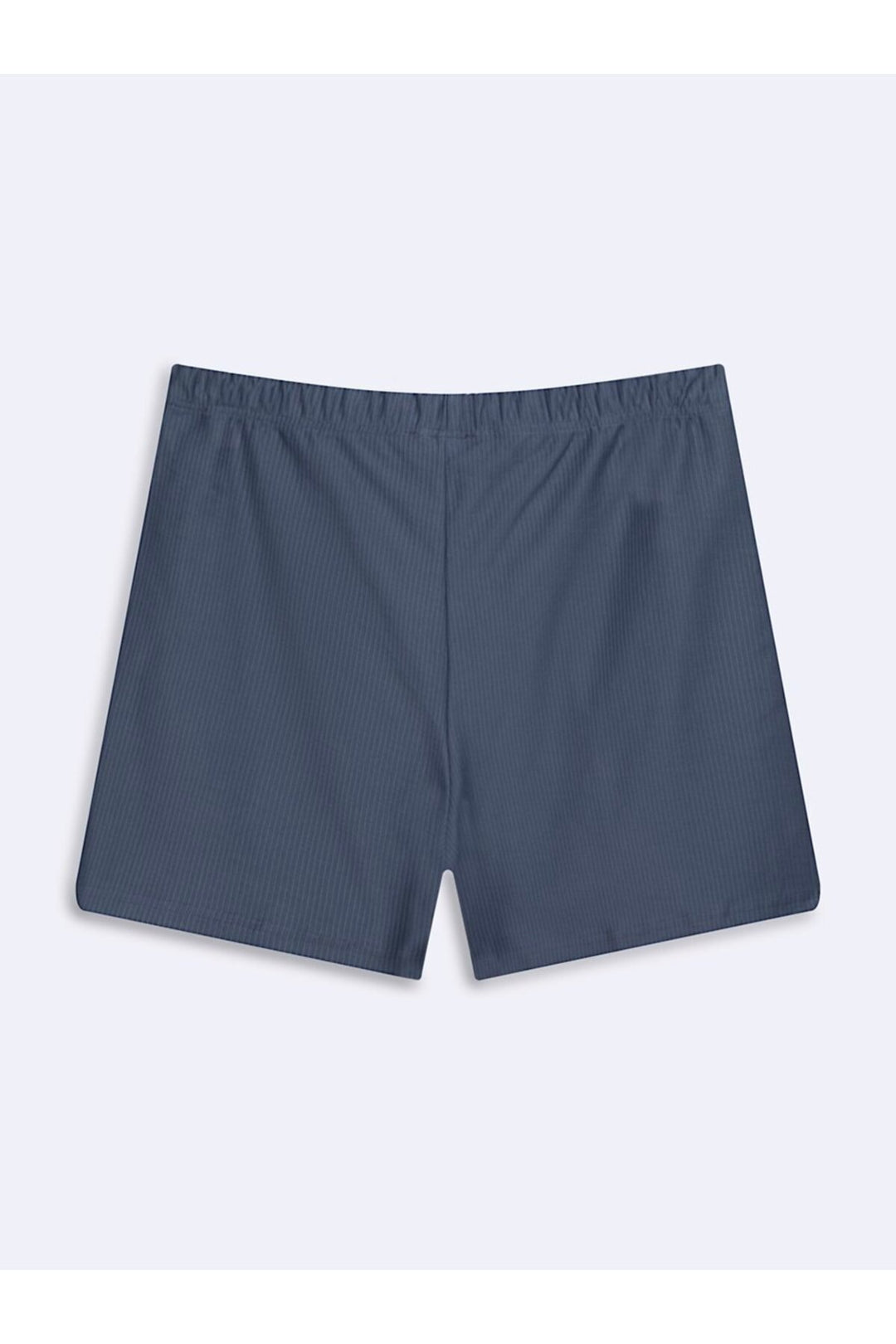 LTB Short Bleu Mât À Taille Élastique Avec Cordon - mid Indigo