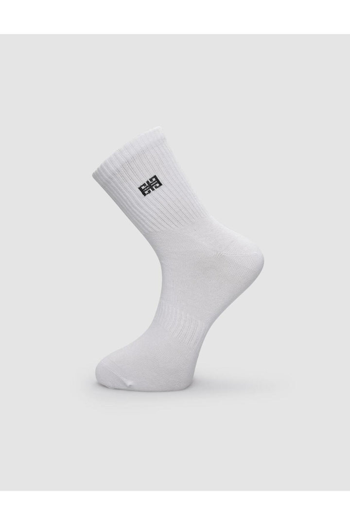 Cabani Shoes Chaussettes de sport pour hommes blanches en lot de 2 - Blanc