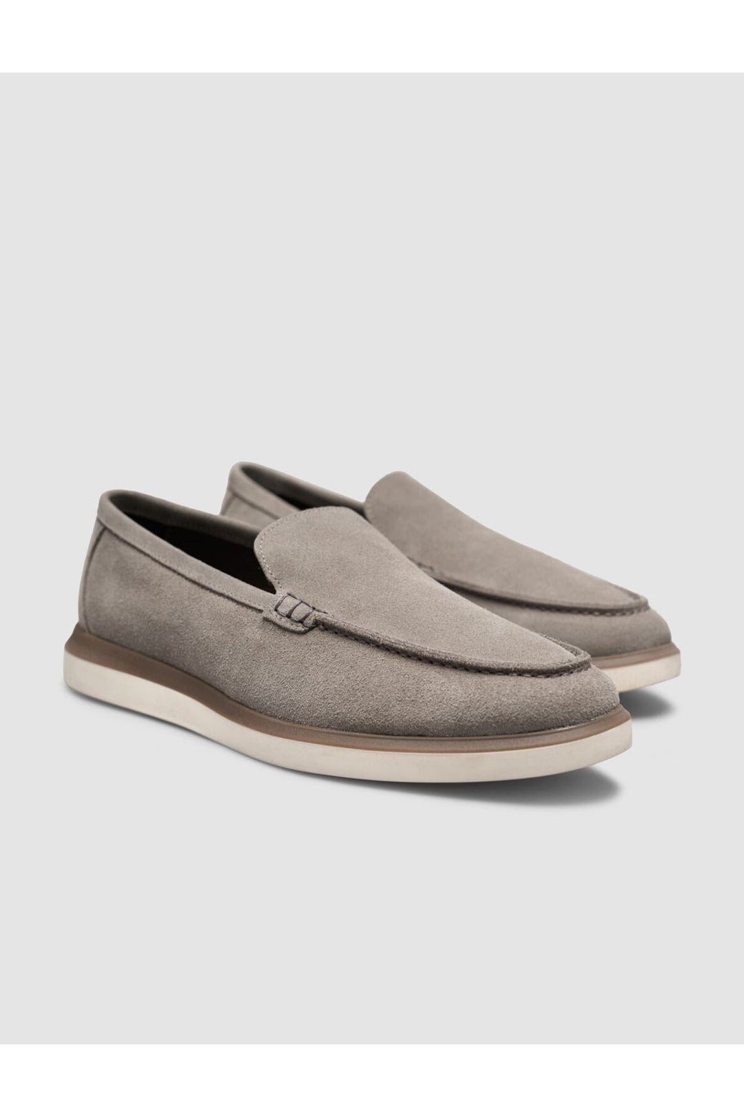 Cabani Shoes Chaussures de ville pour hommes en daim beige 100% cuir véritable - Sable