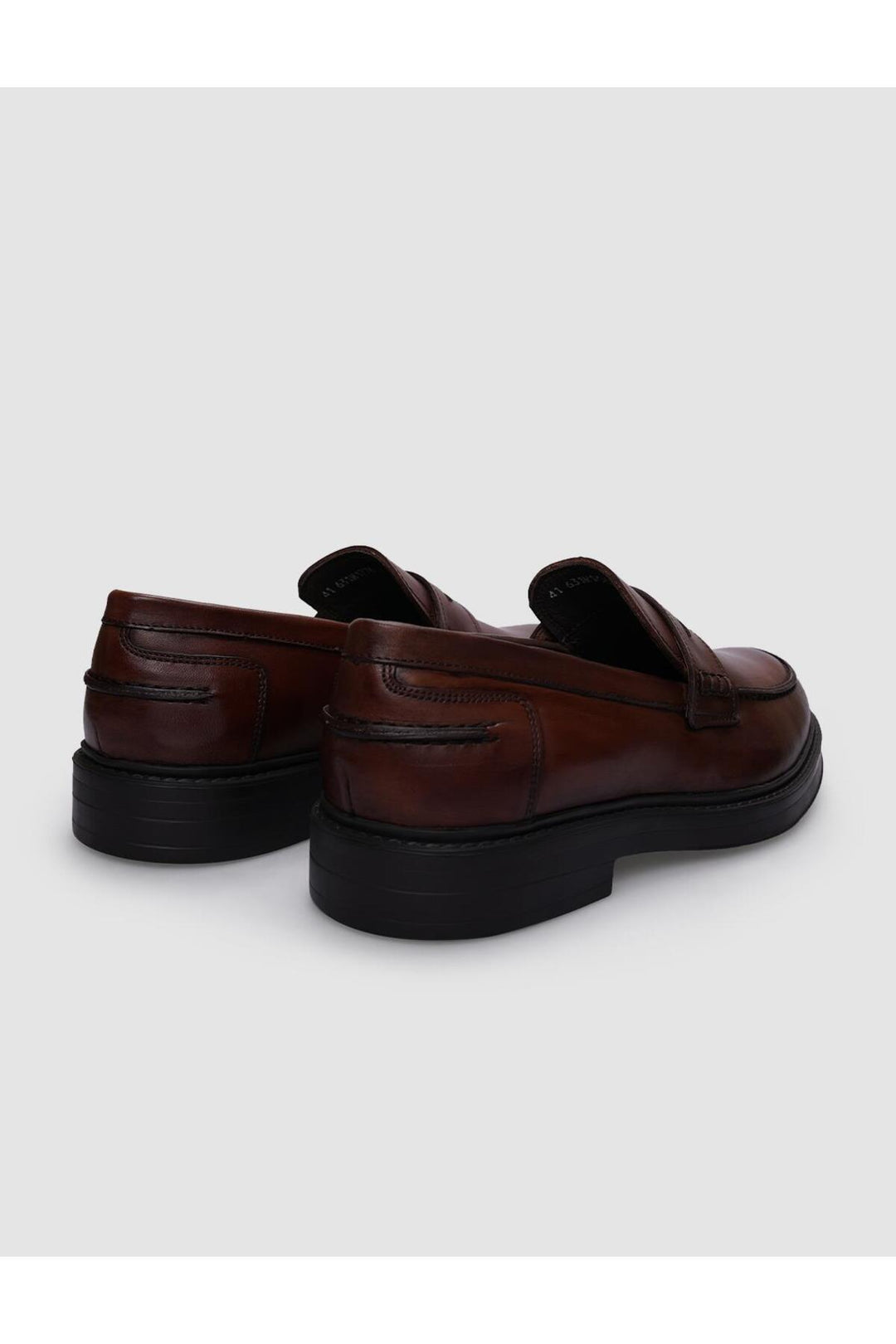 Cabani Shoes Chaussures de ville pour hommes en cuir véritable marron 100% - Multicolore