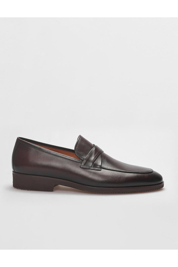 Cabani Shoes Chaussures classiques pour hommes en cuir véritable marron - Marron