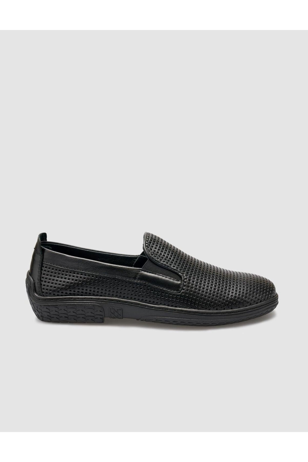 Cabani Shoes %100 Cuir véritable Noir Mocassins pour hommes - Noir