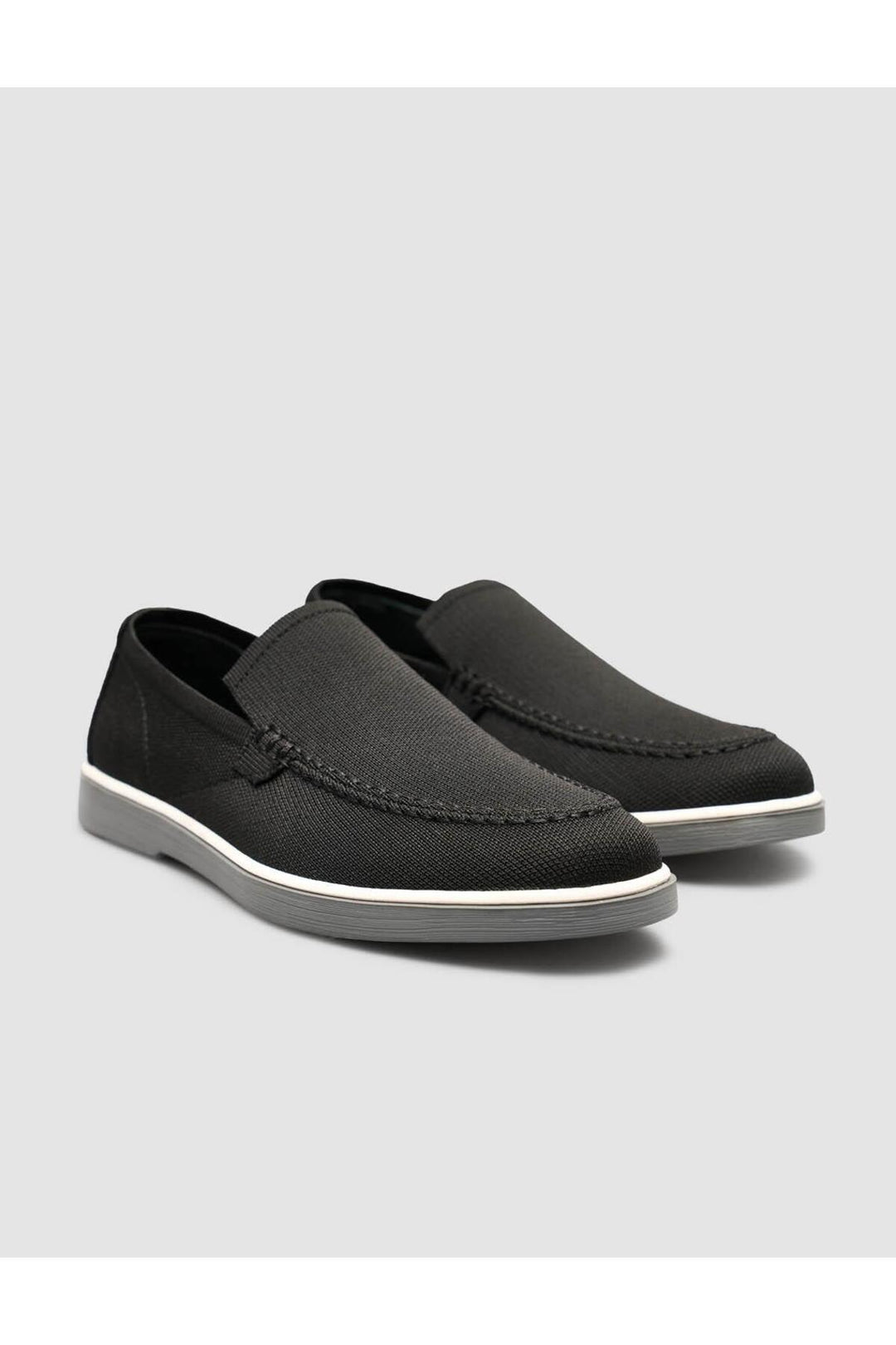 Cabani Shoes Tevere Chaussures en Tricot Noir pour Homme en Osier - Multicolore