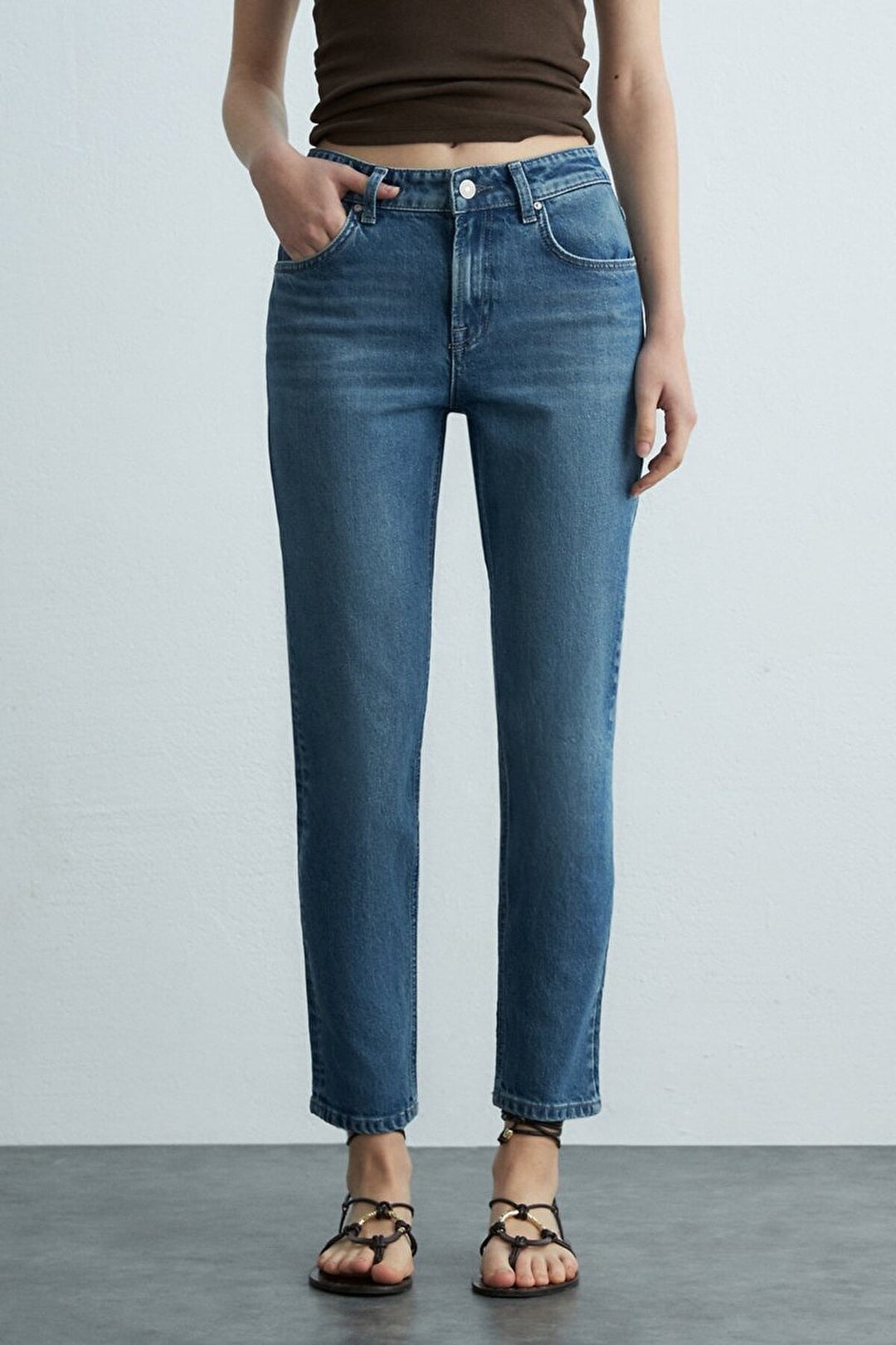 LTB Jean taille haute coupe slim Rebecca