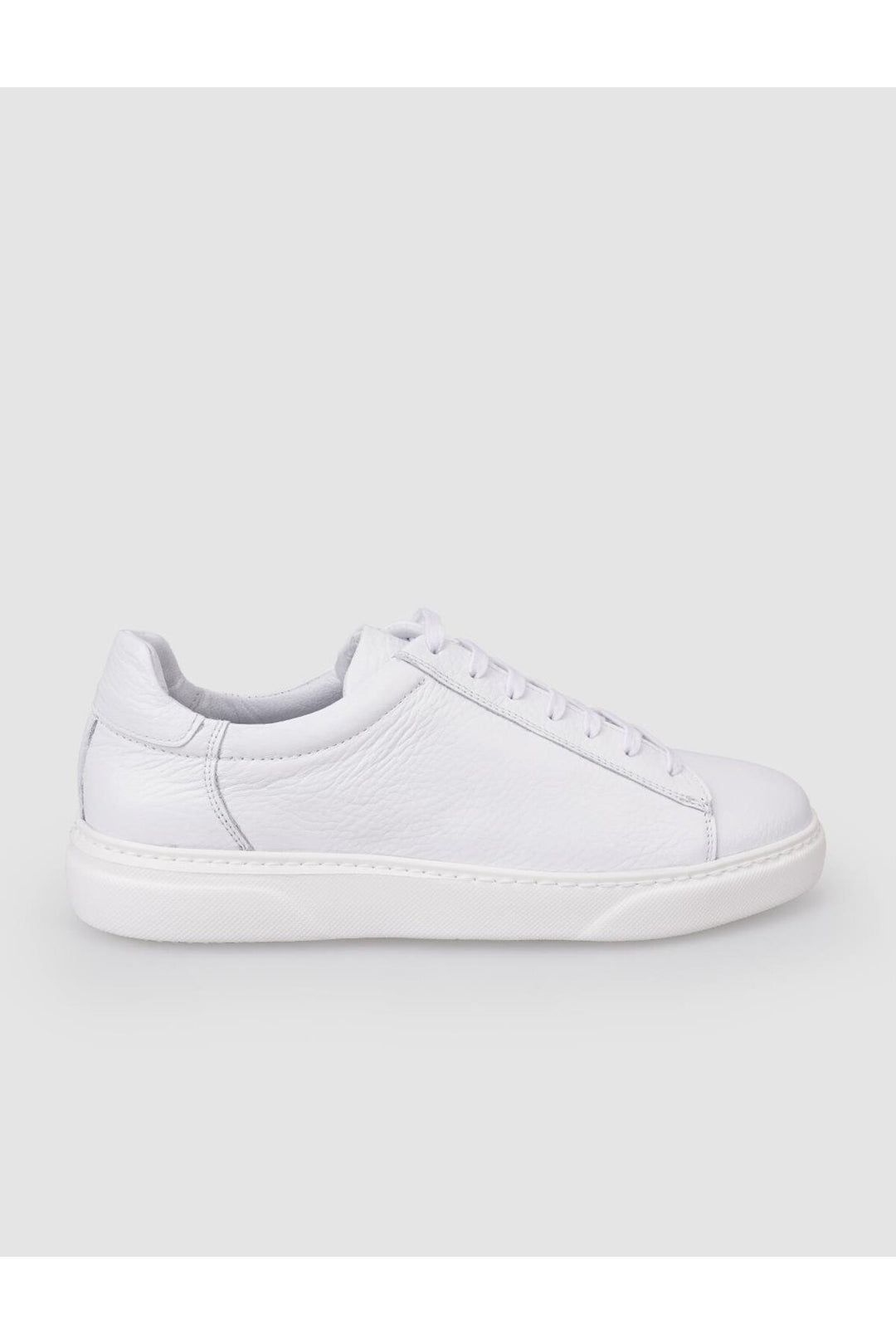 Cabani Shoes %100 Cuir véritable Baskets blanches pour hommes - Blanc