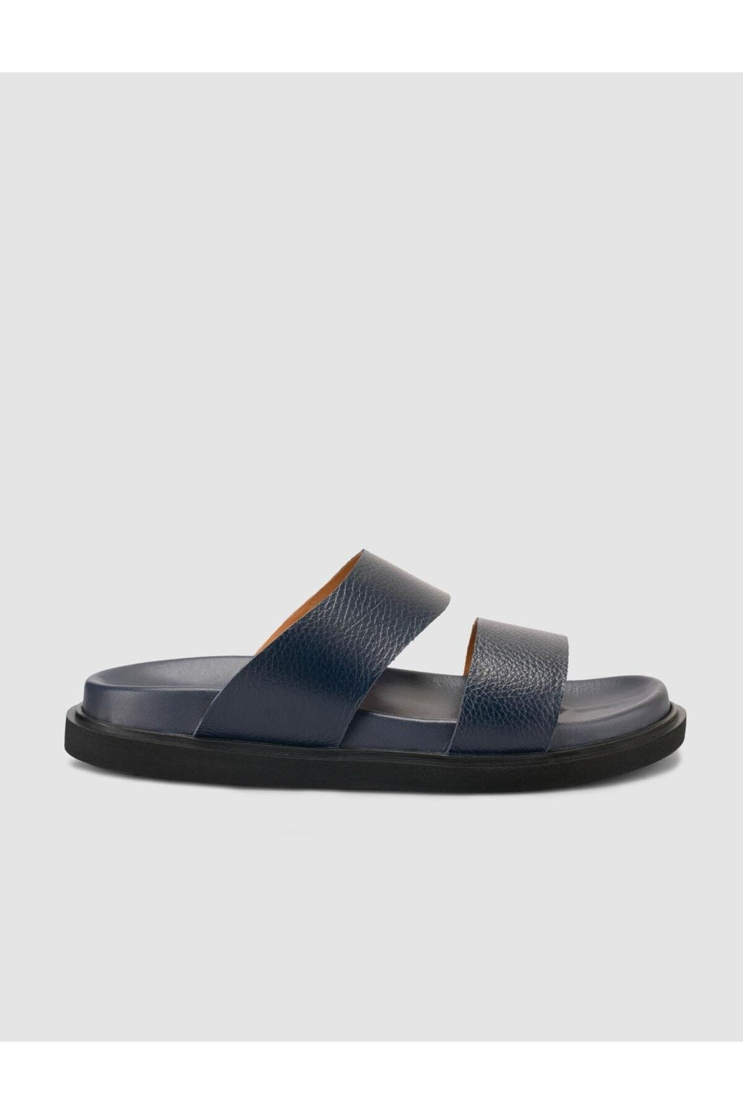 Cabani Shoes %100 Cuir Véritable Sandales pour Hommes Bleu marine - Bleu marine