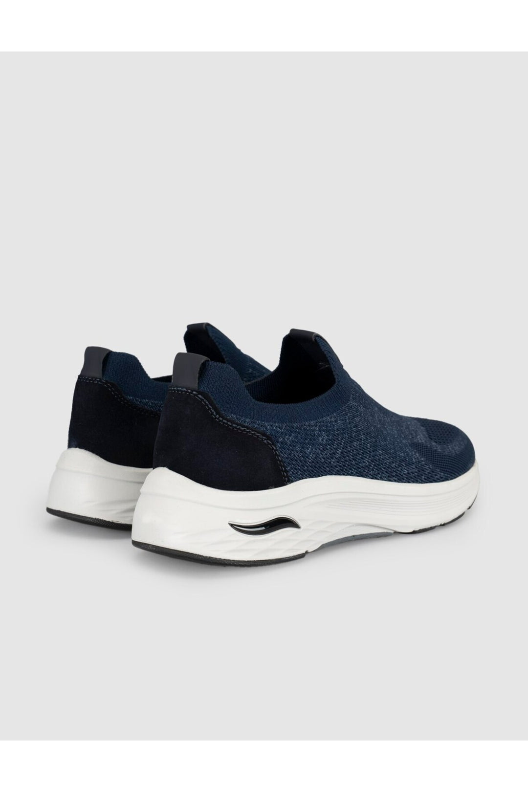 Cabani Shoes Tricot Bleu marine Homme Baskets - Bleu marine