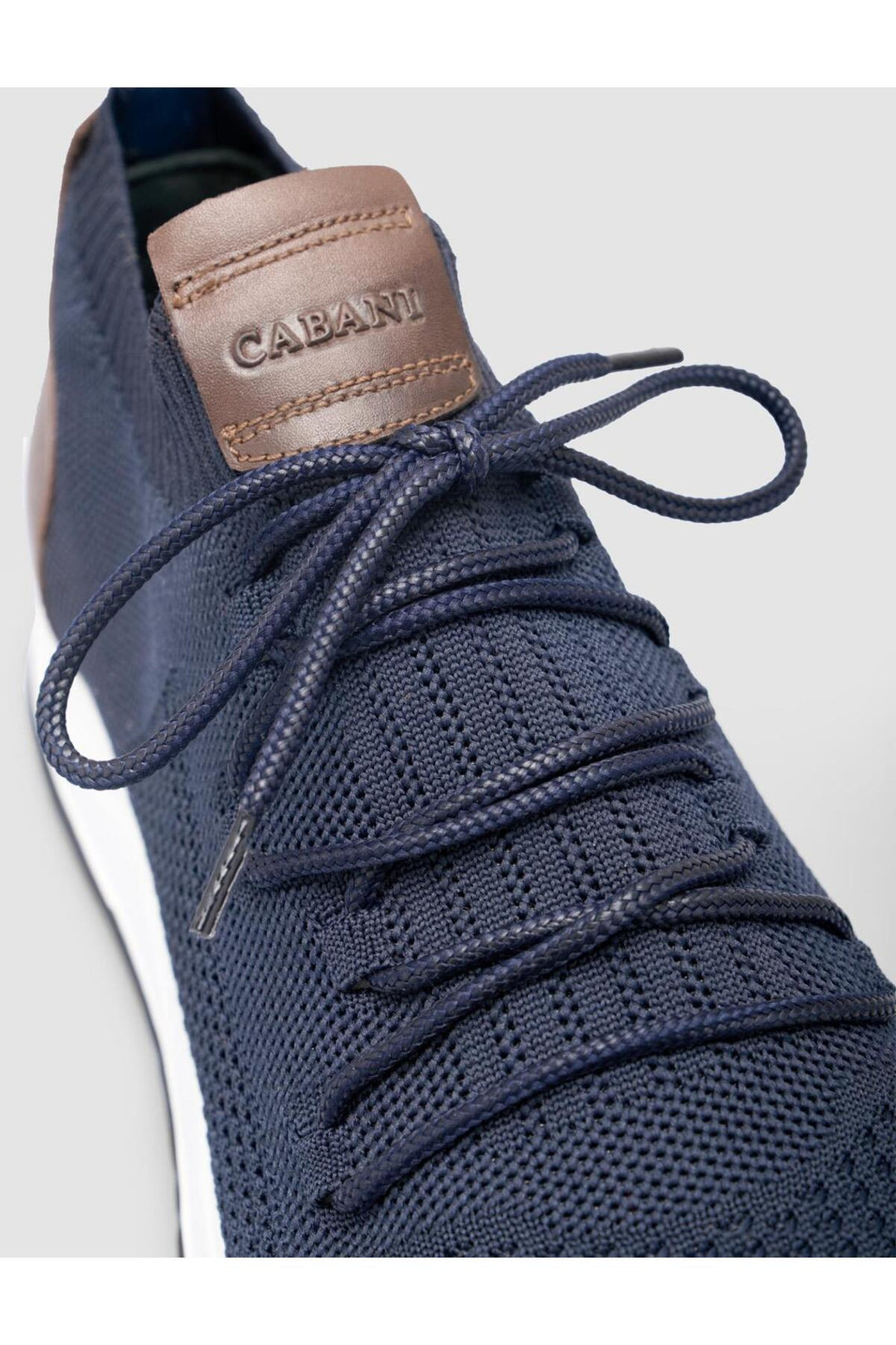 Cabani Shoes Chaussures de sport pour homme Napoli en tricot Bleu marine - Bleu marine