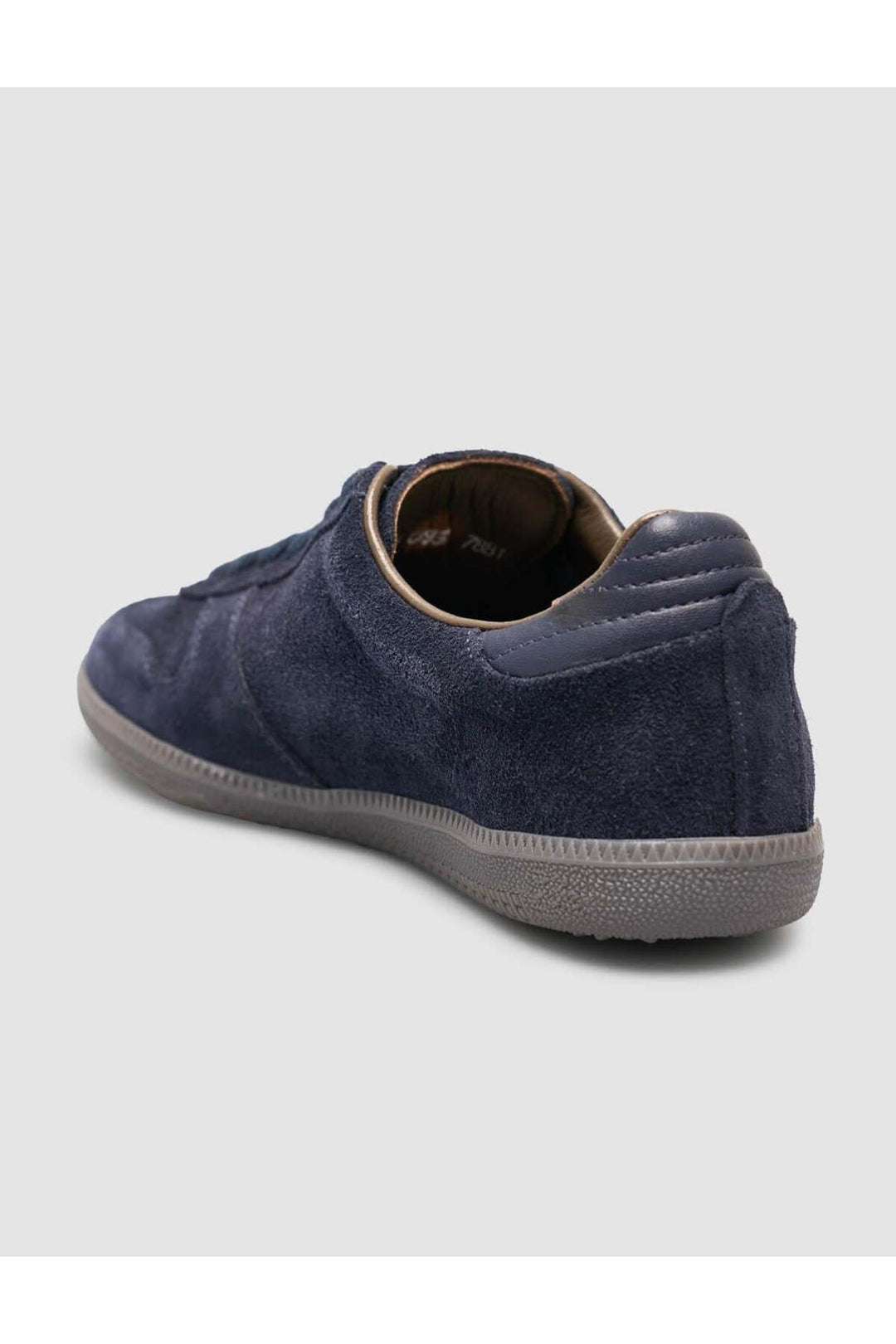 Cabani Shoes Livavin %100 Cuir Suédé Véritable Bleu marine Baskets Femme - Bleu marine