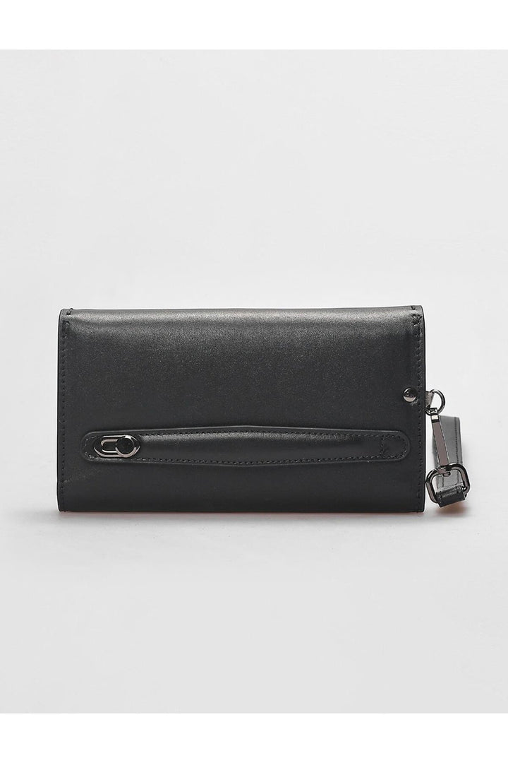 Cabani Shoes Sac à main en cuir véritable noir pour femme - Multicolore