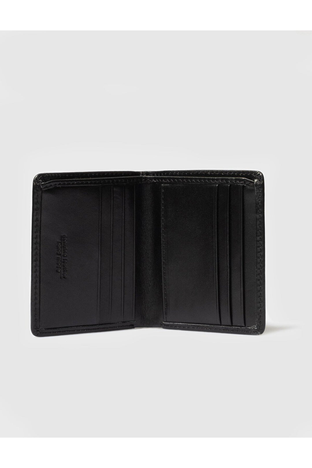 Cabani Shoes Portefeuille en cuir véritable pour homme - Noir