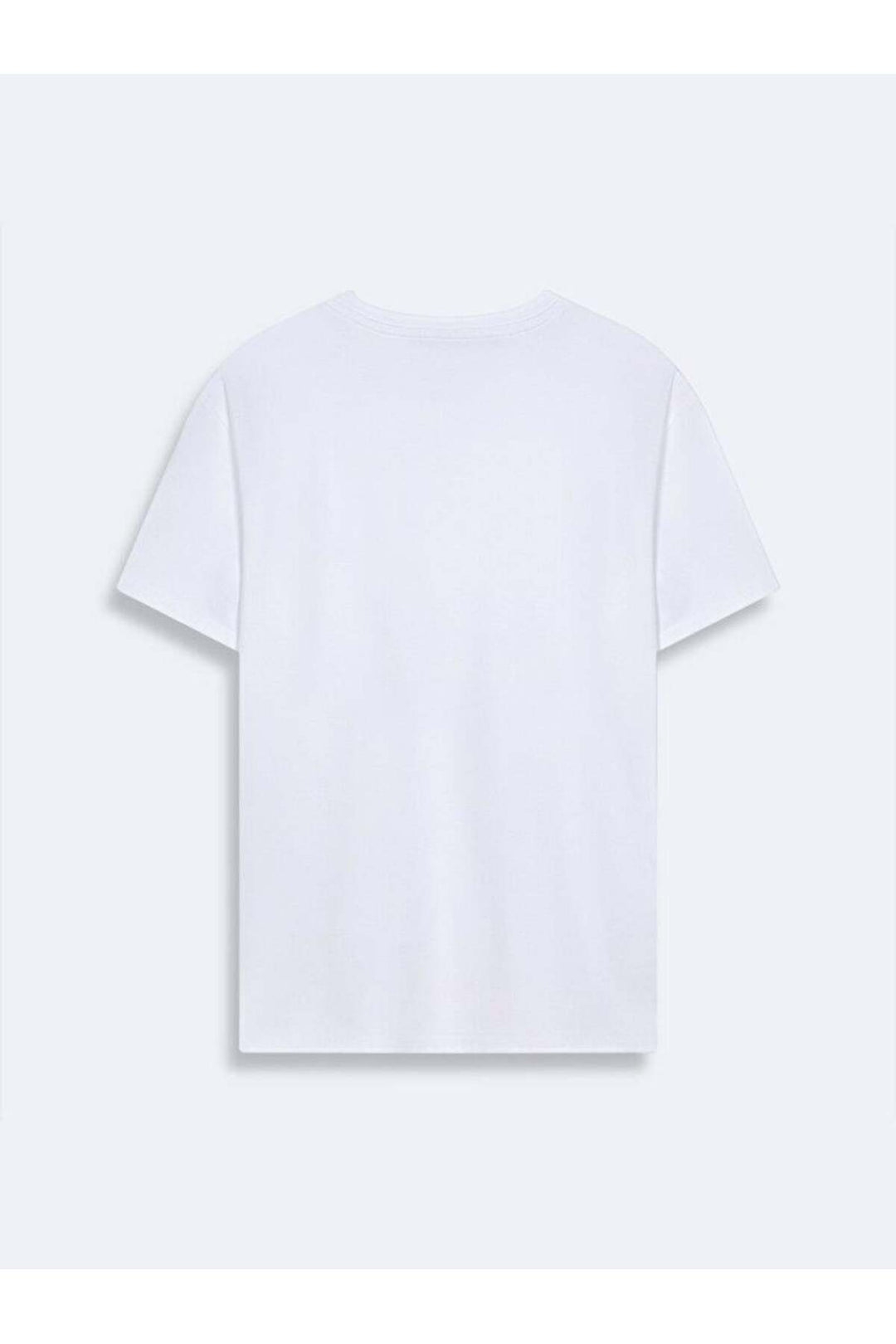 LTB T-shirt blanc slim à manches courtes Zero Collar Pressure