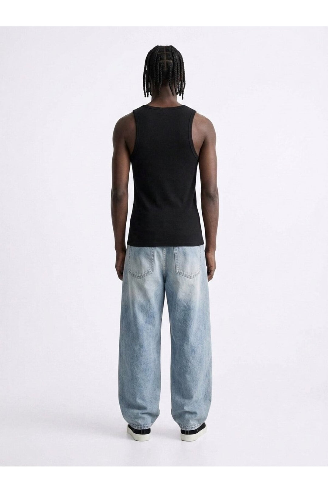 LTB Débardeur Basic Noir Manches Courtes - Noir