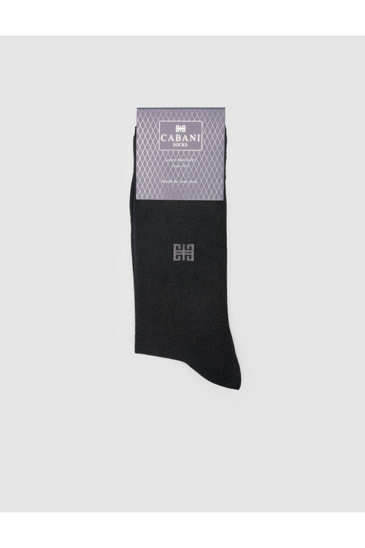 Cabani Shoes Chaussettes pour hommes en modal noir - Multicolore