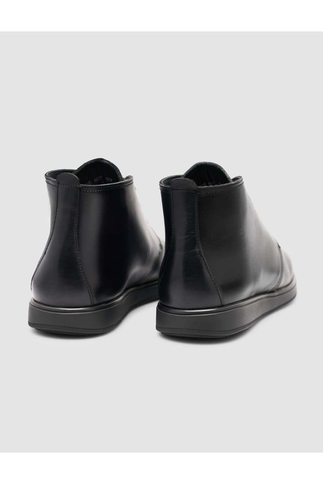 Cabani Shoes Bottines d'hiver pour hommes en cuir véritable noires à lacets - Multicolore