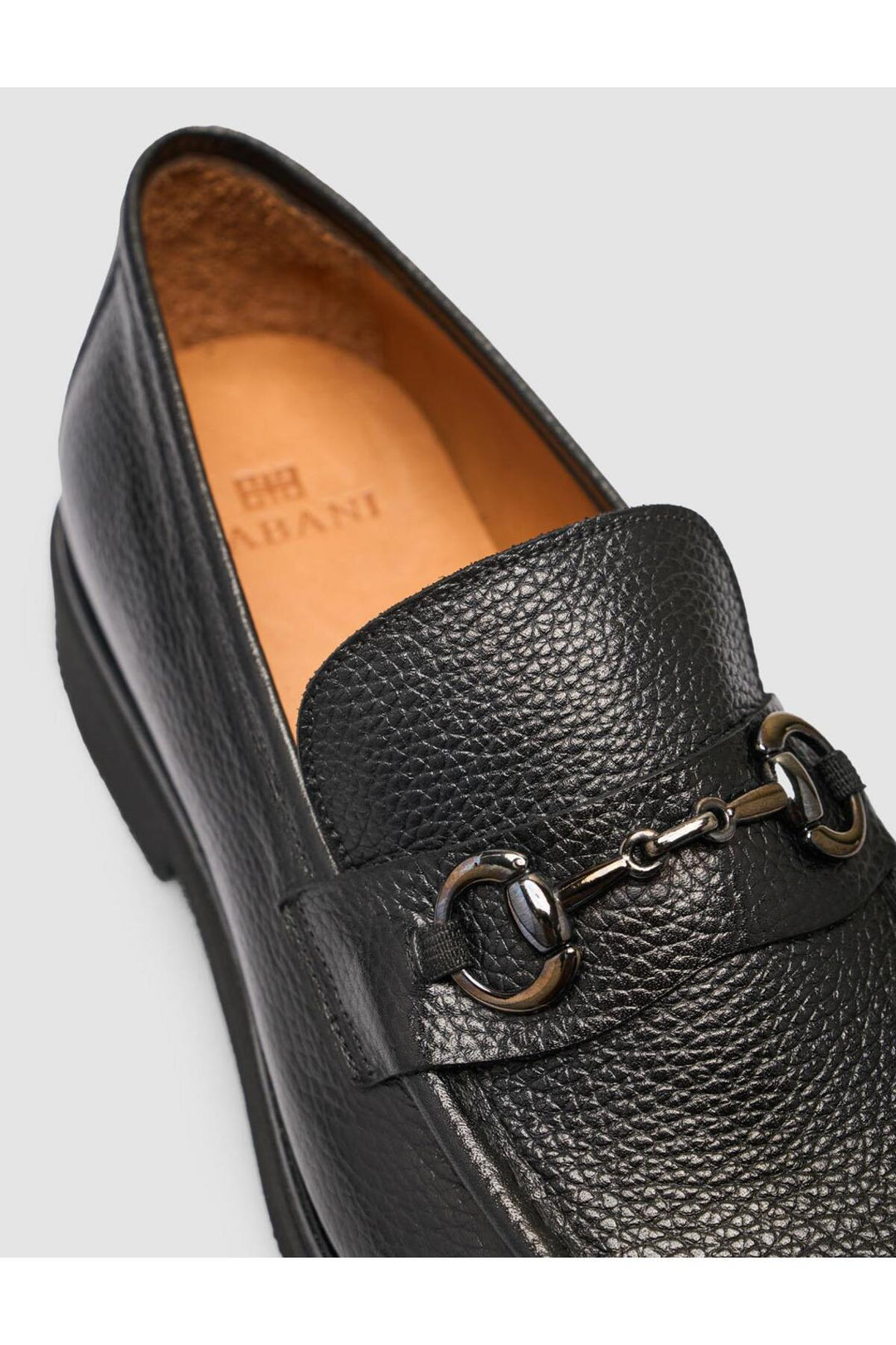 Cabani Shoes %100 Cuir véritable Noir FloterChaussures classiques pour hommes avec boucle - Noir
