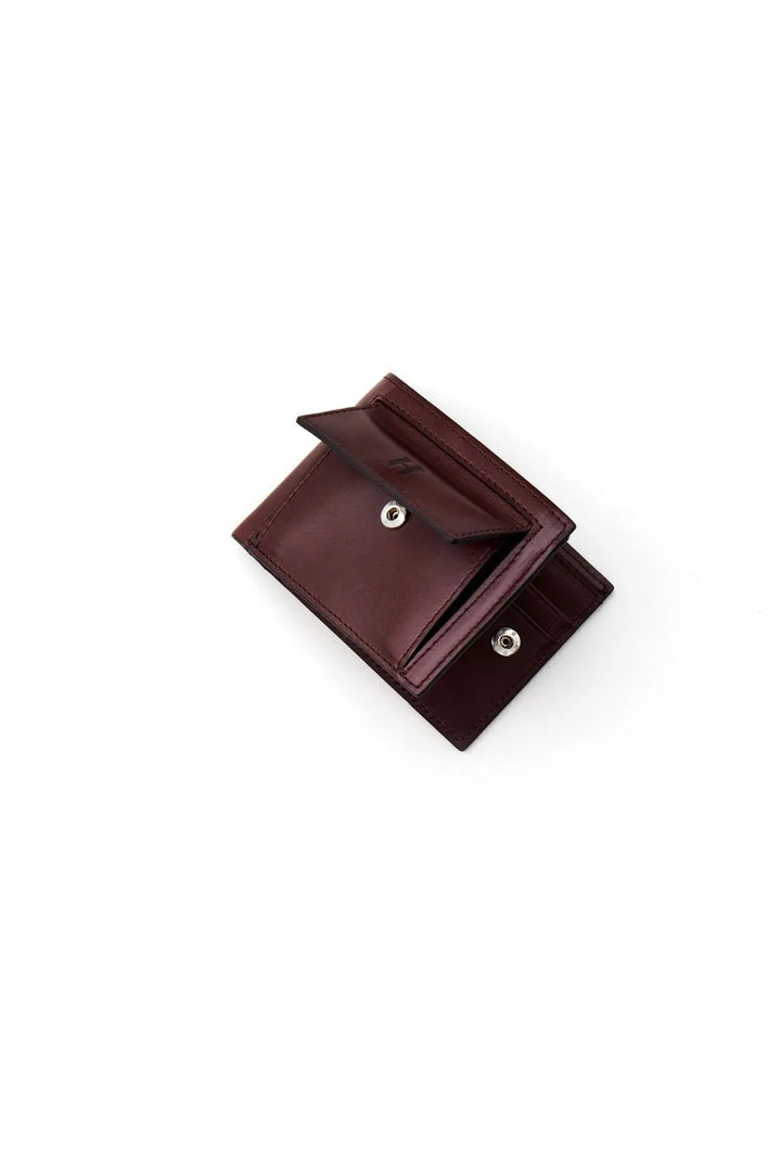 helmbrook Portefeuille en cuir véritable pour homme - Conception de poche multi-baie RFID protégée - Café Rigby
