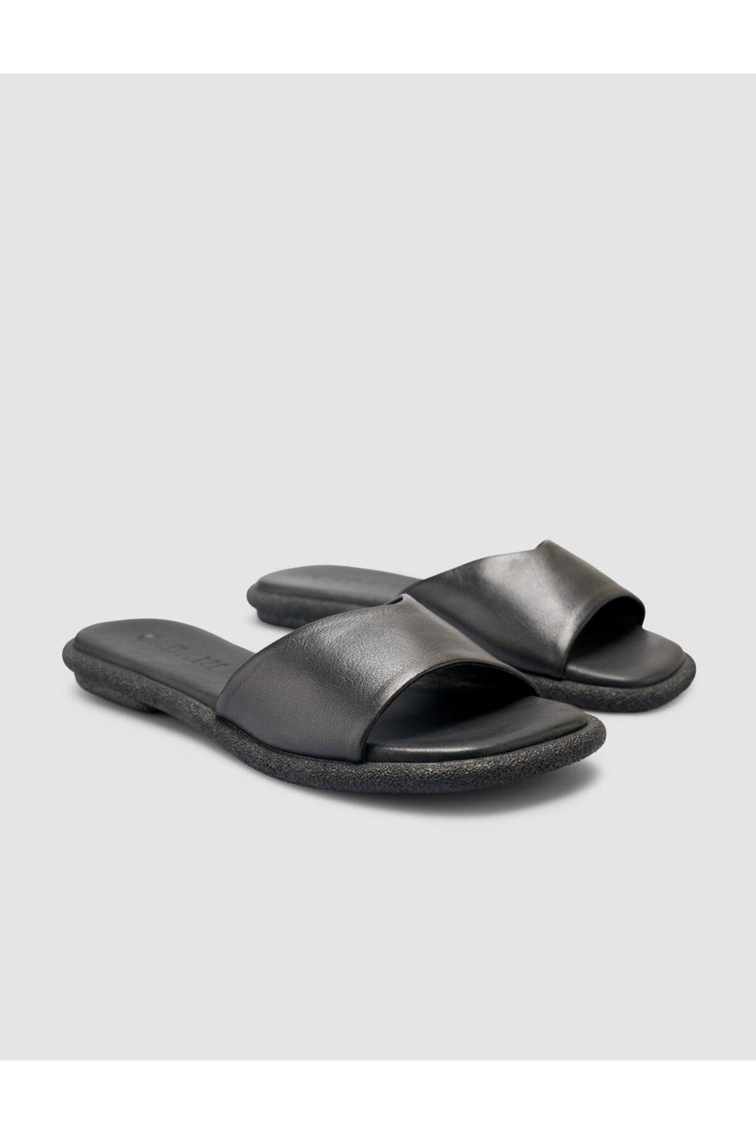 Cabani Shoes %100 Cuir véritable Sandales noires pour femmes - Multicolore