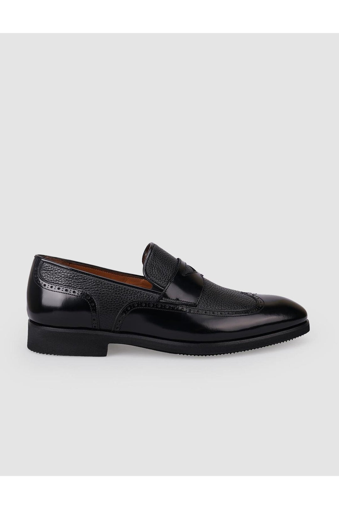 Cabani Shoes Chaussures classiques pour hommes en cuir véritable noir à ouverture 100% - Multicolore
